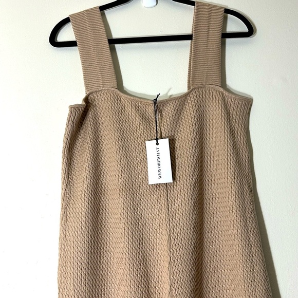 Weworewhat Wide Leg Cable Knit Jumpsuit size M NWT - Picture 7 of 9